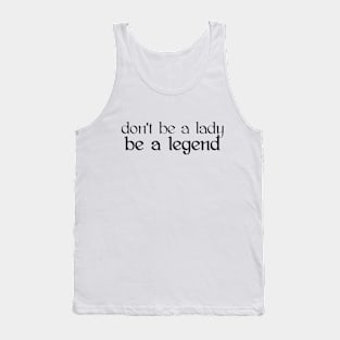 Feminist quote motivational Tank Top